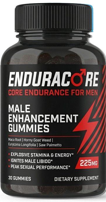Enduracore ME Male Enhancement Gummies bottle 225mg 30 gummies